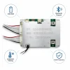 492-JLS-B Smart 24S 80A BMS with Low-Temperature Heating Function | Bluetooth & RS485 for All-Weather Energy Storage